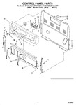Diagram for 02 - Control Panel Parts