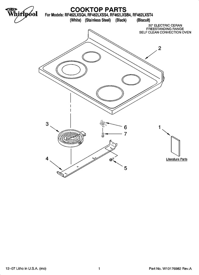 Diagram for RF462LXST4