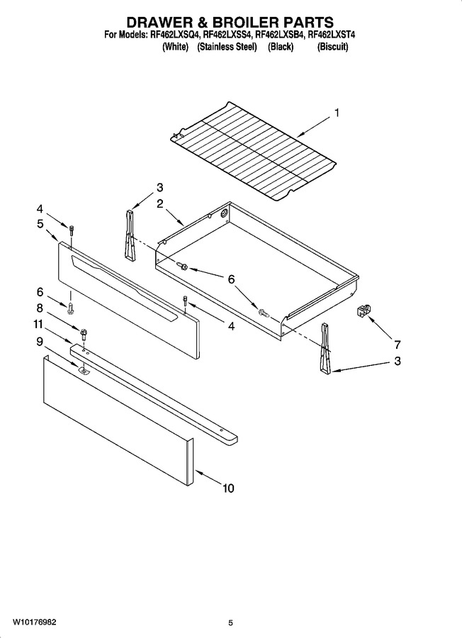 Diagram for RF462LXST4