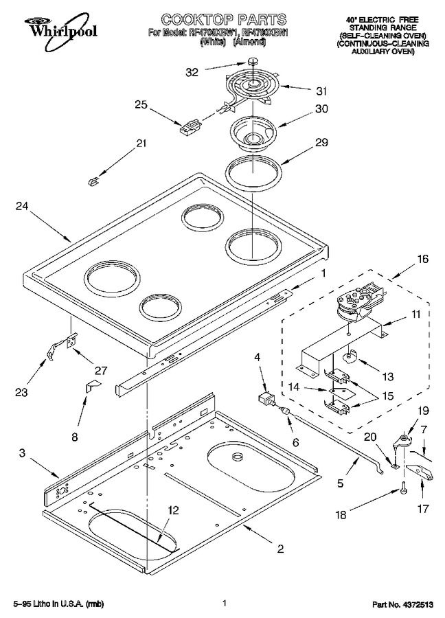 Diagram for RF4700XBN1