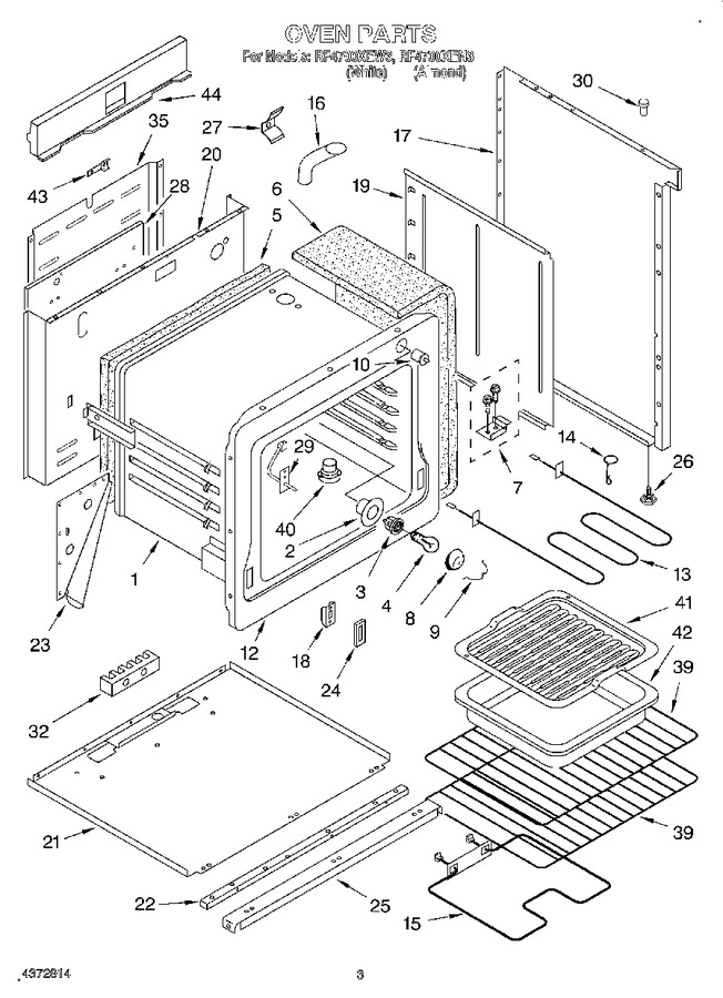 Diagram for RF4700XEW3