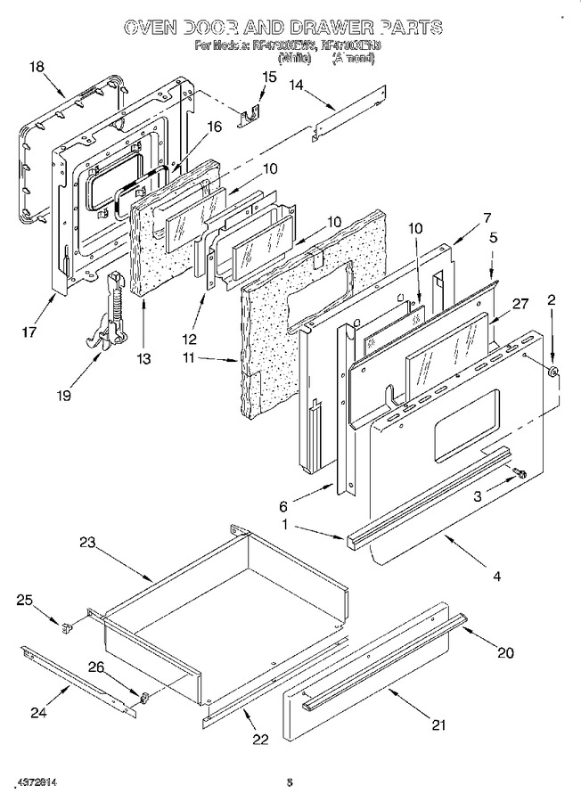 Diagram for RF4700XEN3