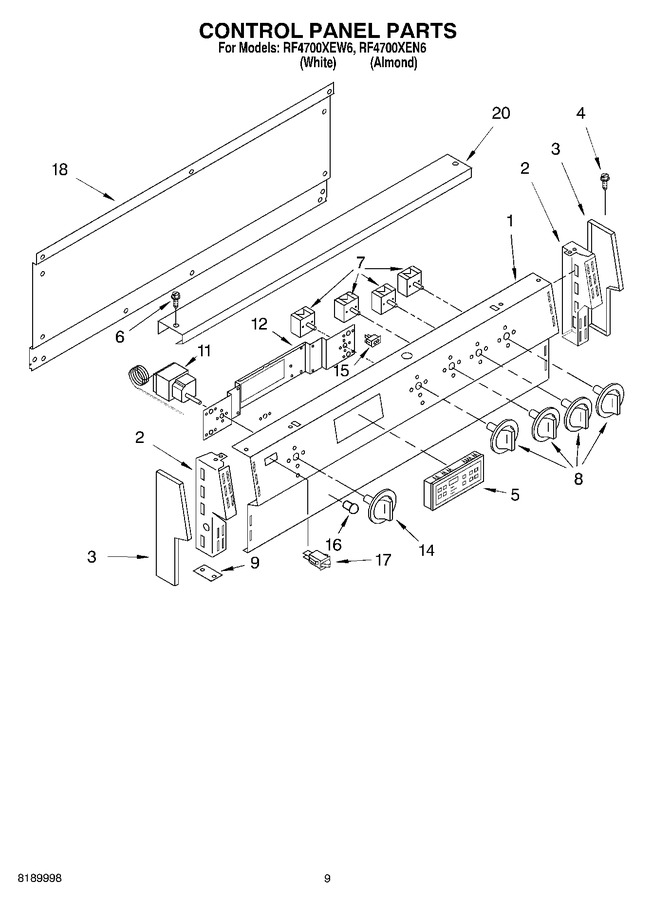 Diagram for RF4700XEW6