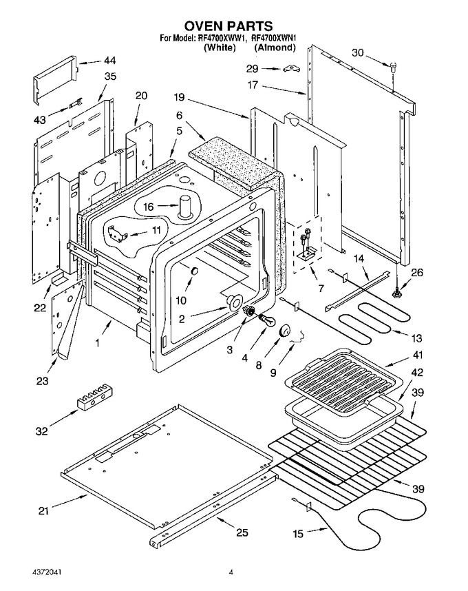 Diagram for RF4700XWW1