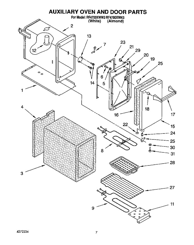 Diagram for RF4700XWW3