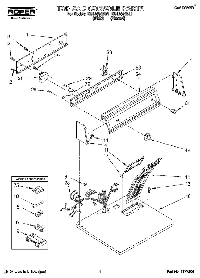 Diagram for RGL4634BW1