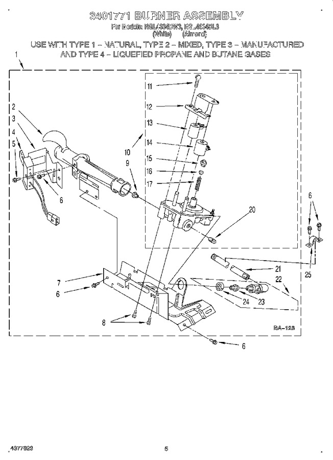 Diagram for RGL4634BW3