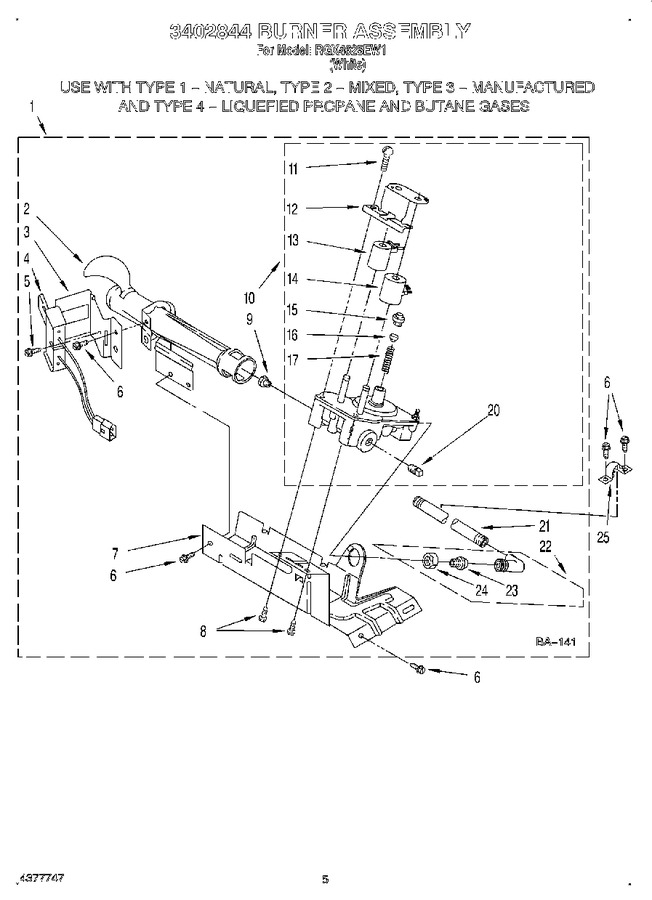 Diagram for RGX4625EW1