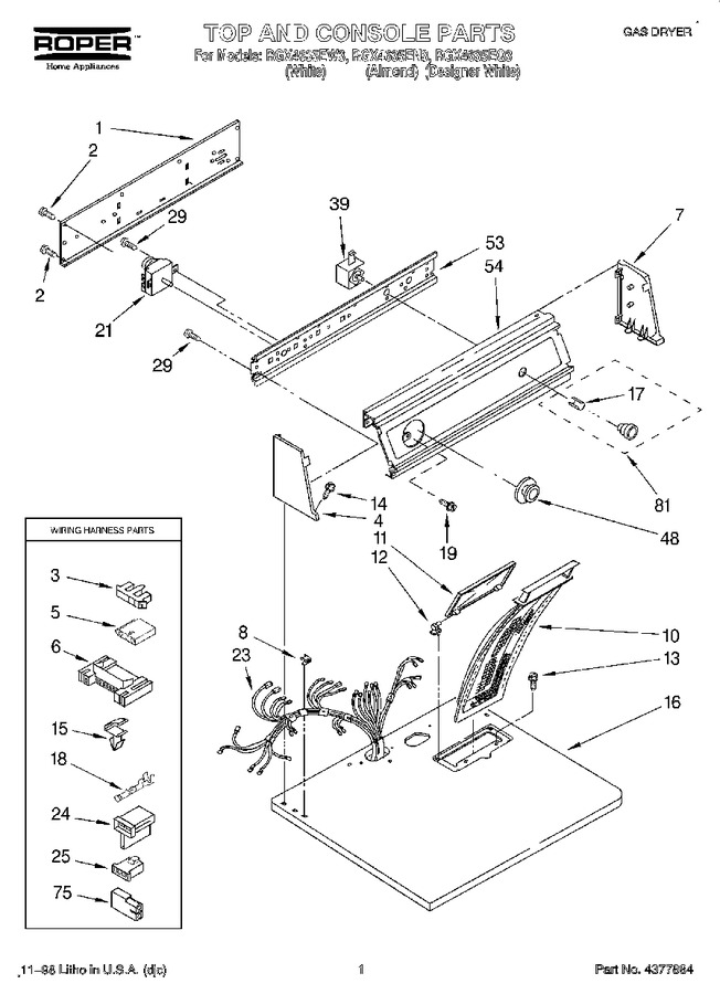 Diagram for RGX4635EN3