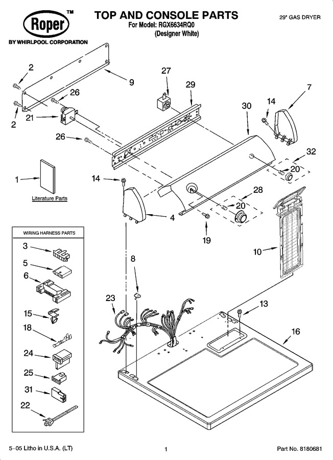 Diagram for RGX6634RQ0