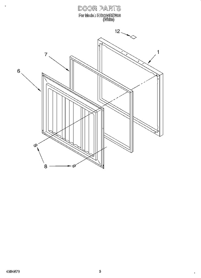 Diagram for RH1000REW06