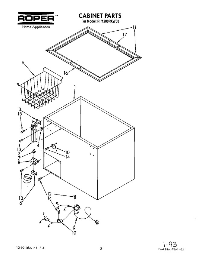 Diagram for RH1200RXW00