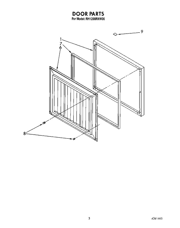 Diagram for RH1200RXW00