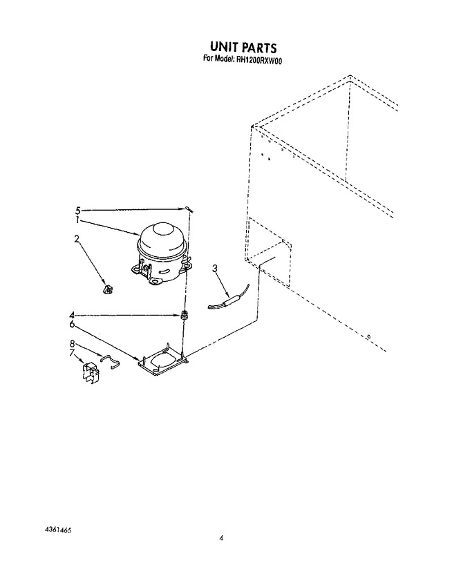Diagram for RH1200RXW00