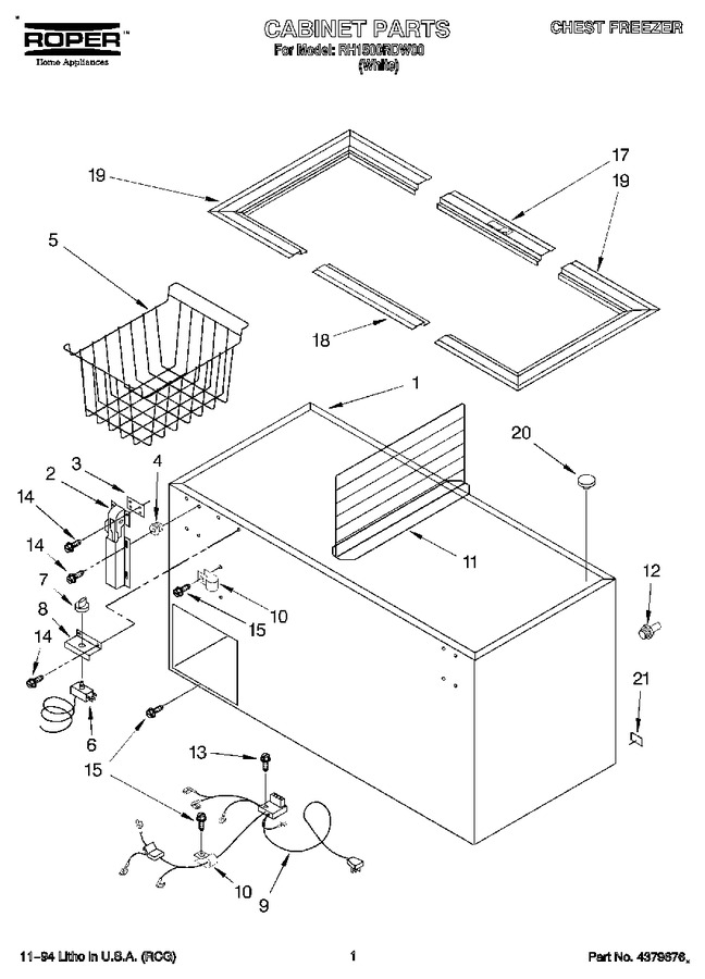 Diagram for RH1500RDW00