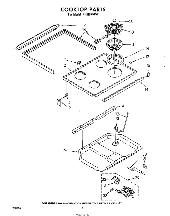 Diagram for RHM975PW
