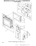 Diagram for 09 - Microwave Door And Latch