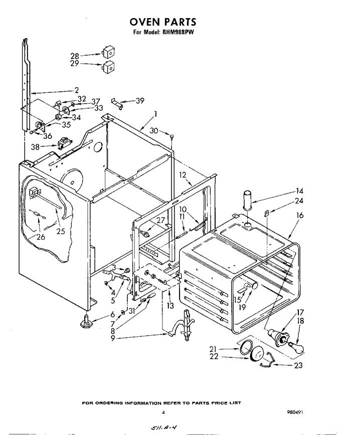 Diagram for RHM988PW