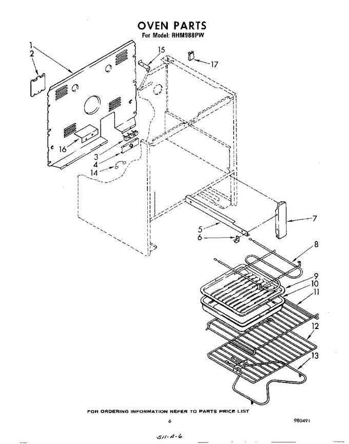 Diagram for RHM988PW
