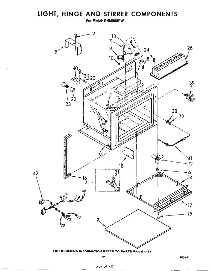 Diagram for RHM988PW