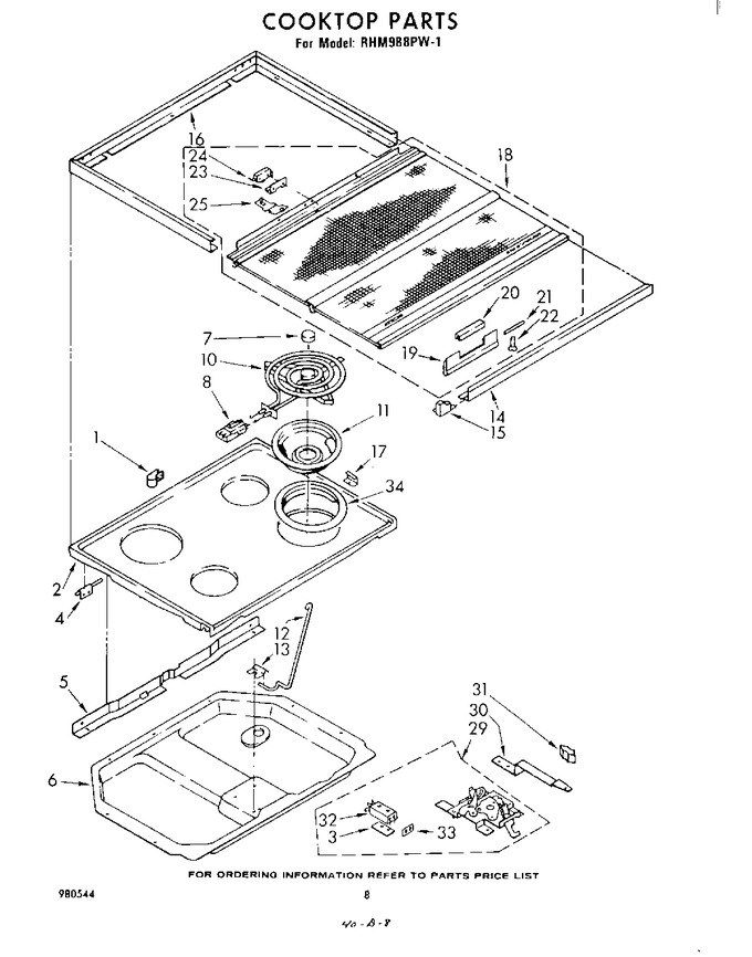 Diagram for RHM988PW1