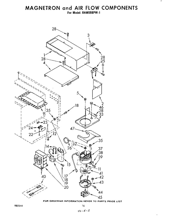 Diagram for RHM988PW1