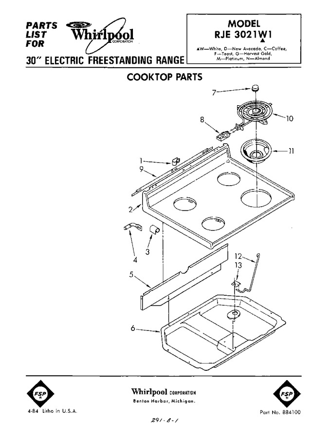 Diagram for RJE3021W1