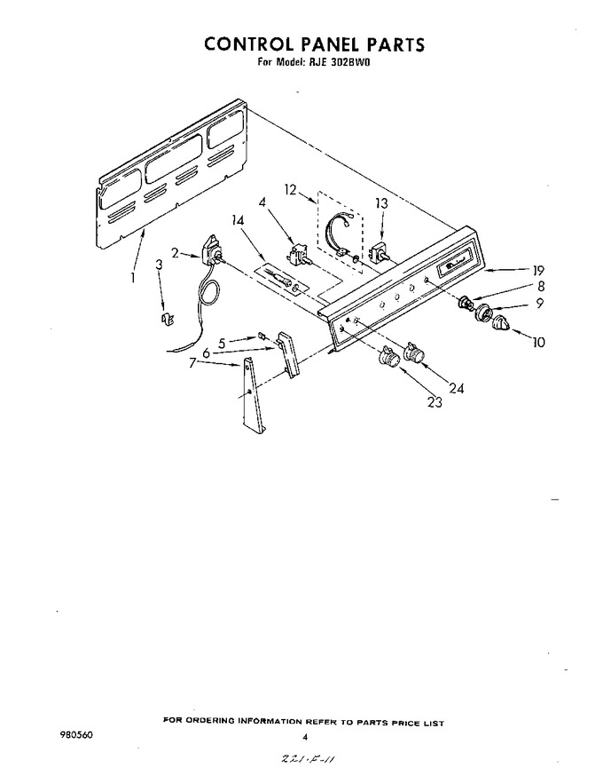 Diagram for RJE302BW0