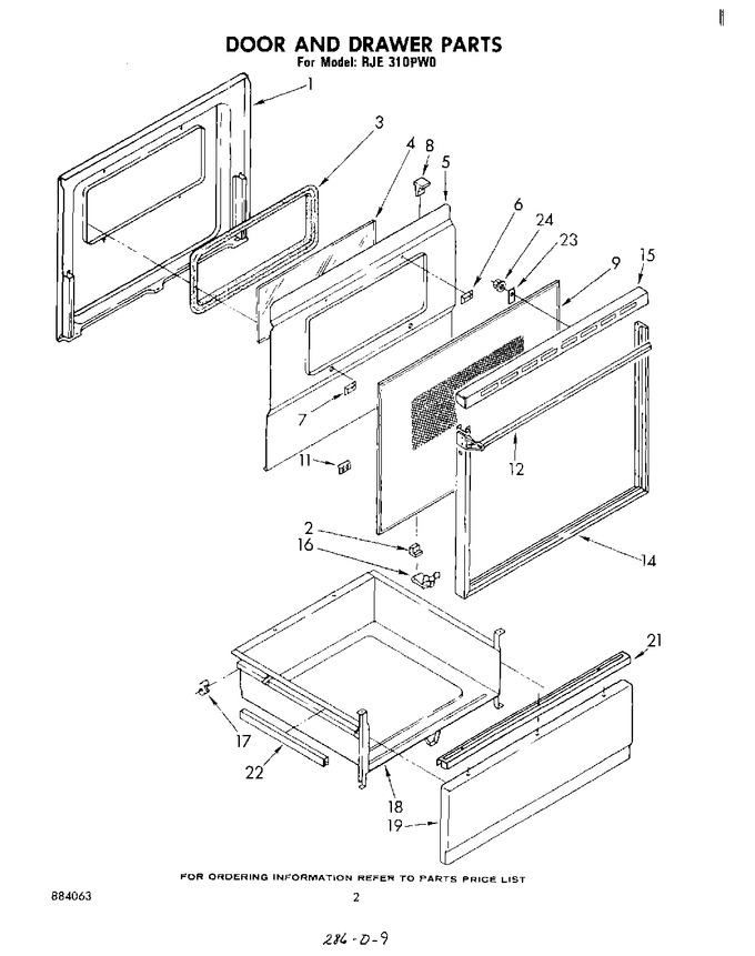 Diagram for RJE310PW0