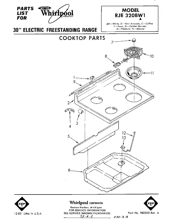 Diagram for RJE320BW1