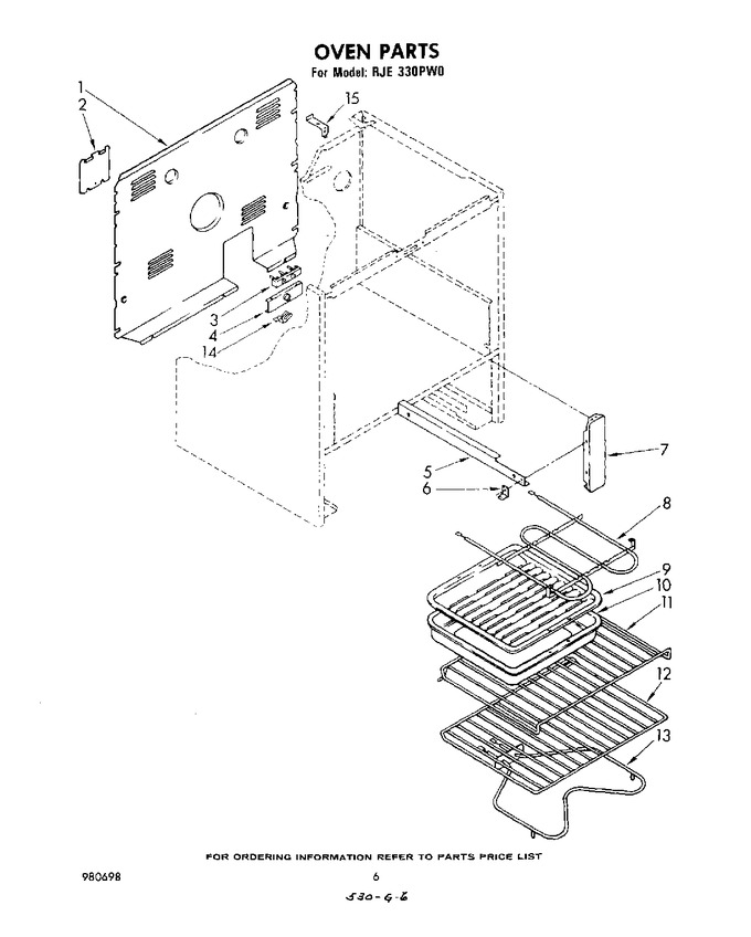 Diagram for RJE330PW0