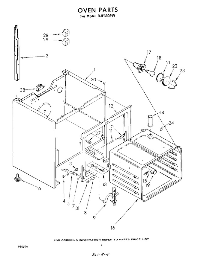 Diagram for RJE390PW
