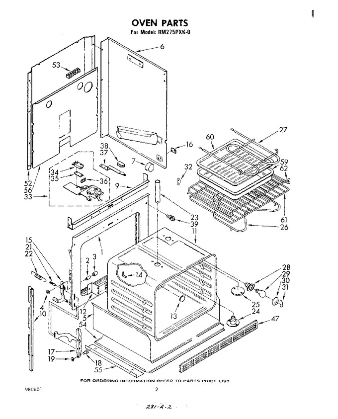 Diagram for RM275PXK0