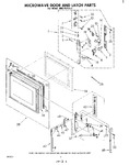 Diagram for 04 - Microwave Door And Latch