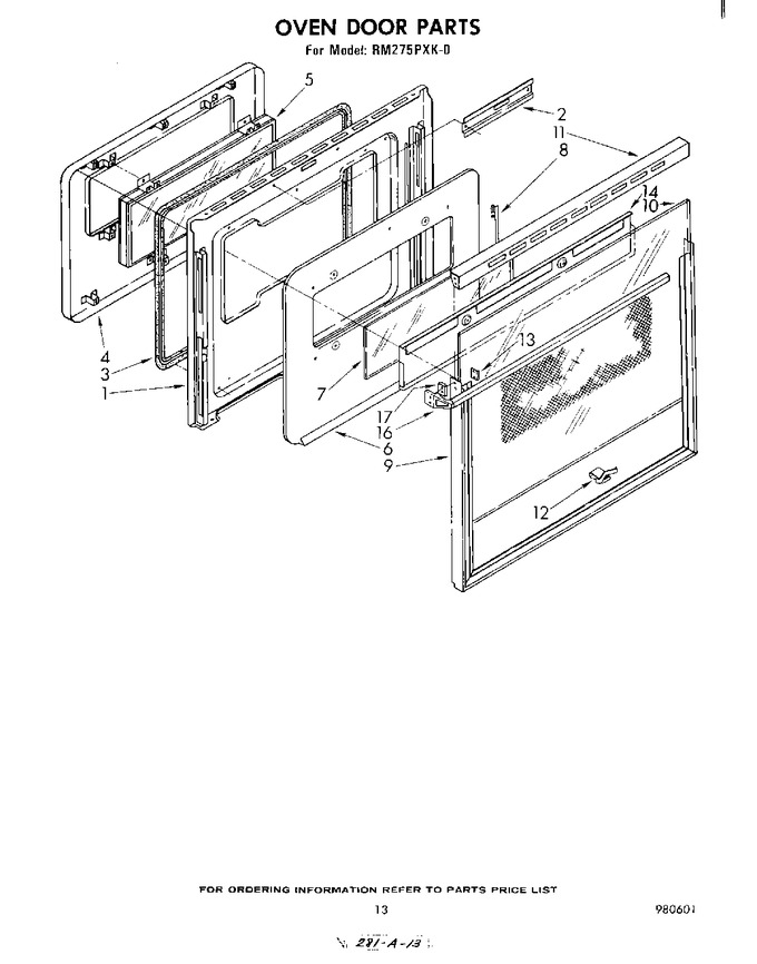 Diagram for RM275PXK0