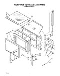 Diagram for 06 - Microwave Door And Latch