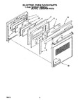 Diagram for 08 - Electric Oven Door