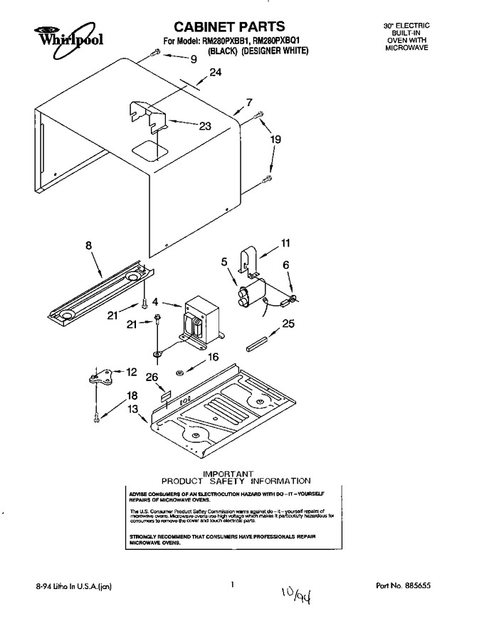 Diagram for RM280PXBB1
