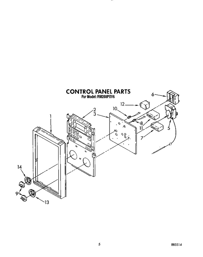 Diagram for RM288PXV6