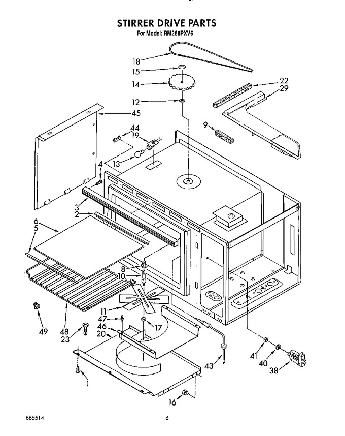 Diagram for RM288PXV6