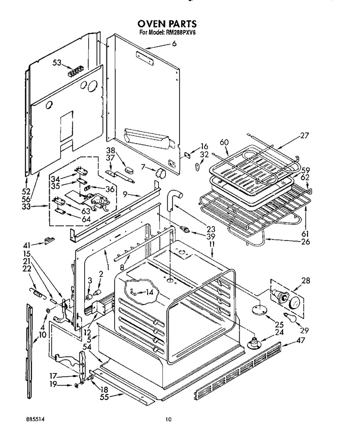 Diagram for RM288PXV6
