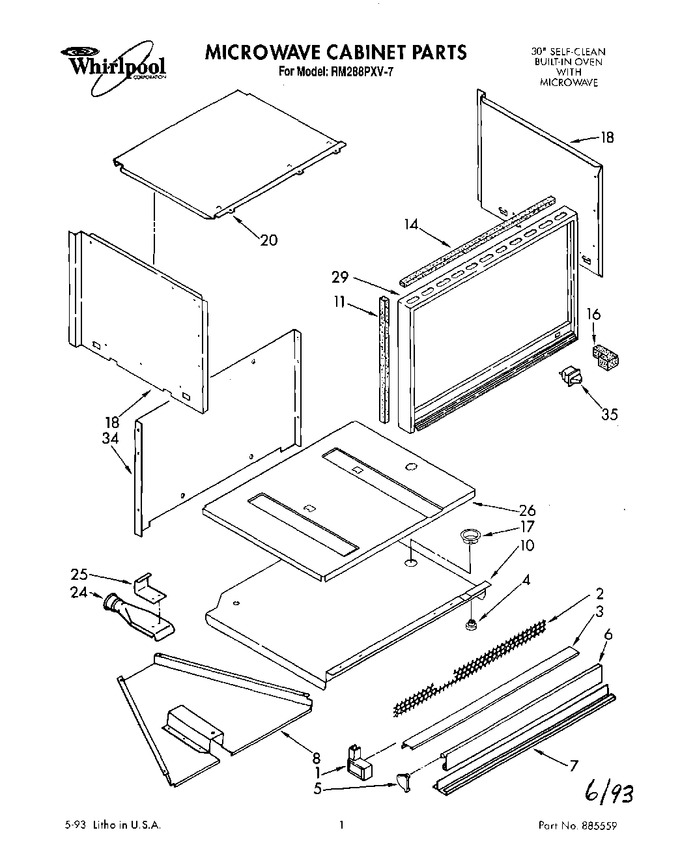Diagram for RM288PXV7