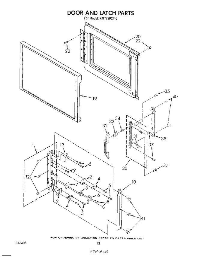 Diagram for RM778PXT0