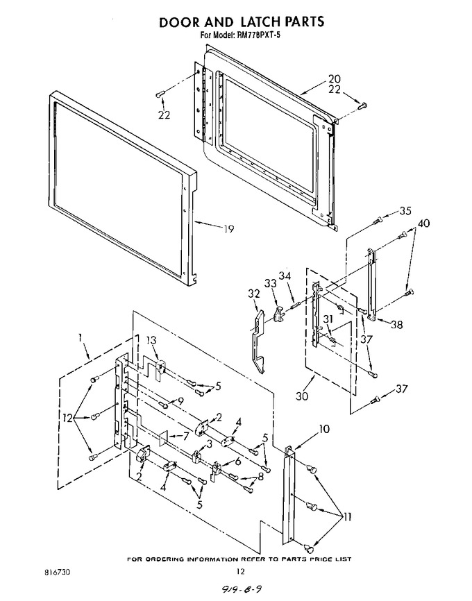 Diagram for RM778PXT5