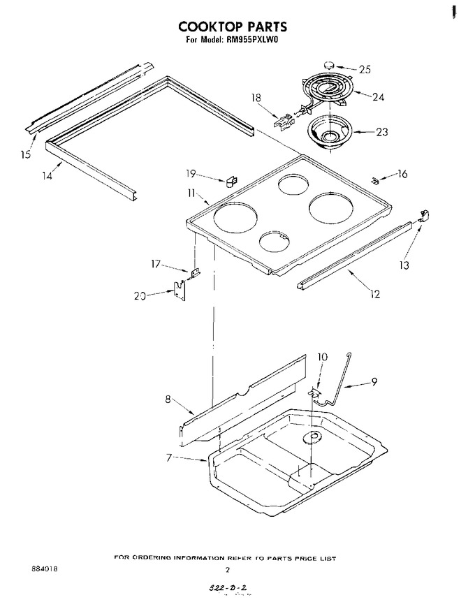 Diagram for RM955PXLW0