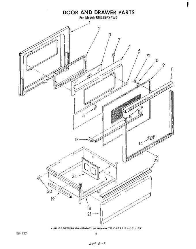 Diagram for RM955PXPW0