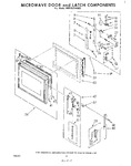 Diagram for 09 - Microwave Door And Latch