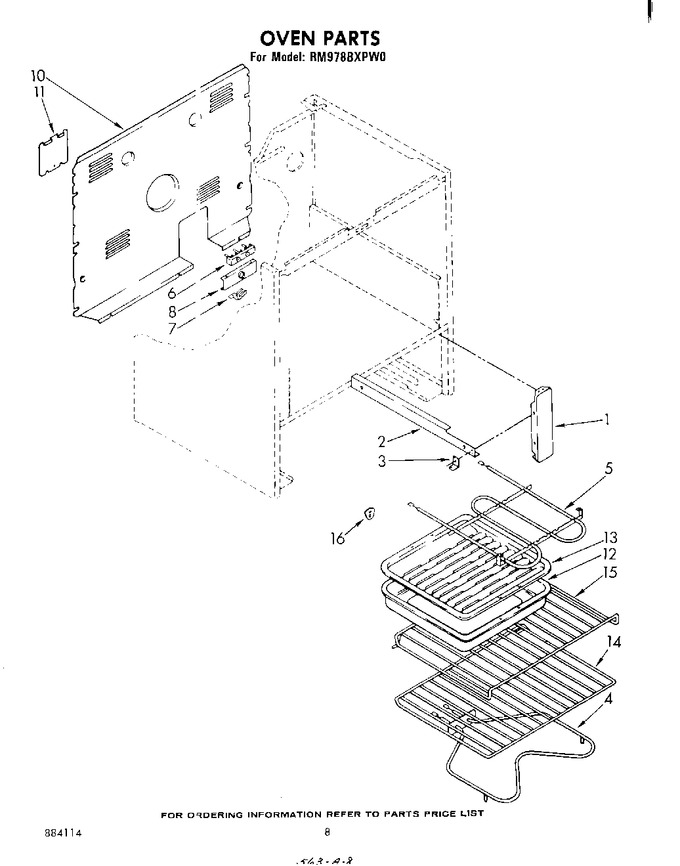 Diagram for RM978BXPW0