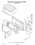Diagram for 10 - Microwave Door And Latch , Literature