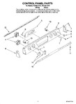 Diagram for 02 - Control Panel Parts